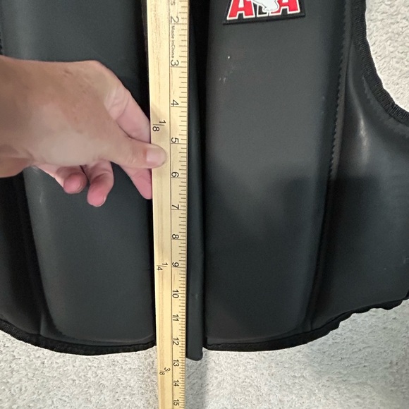 ATA Children’s L Padded Vest Taekwondo Martial Arts Black Sparring Chest Protect - Picture 13 of 13